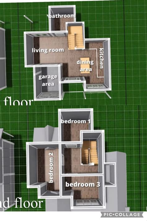 1 Modern Float House. . Bloxburg small house layout